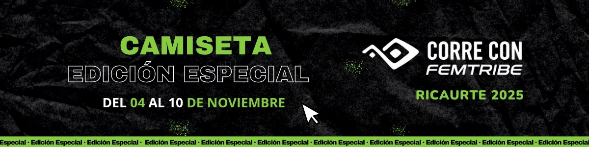 Banner camiseta oficial de carrera