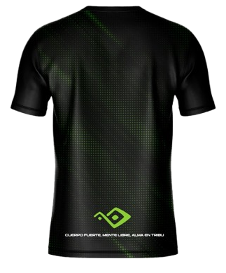 Camiseta FEMTRIBE Training Negra trasera